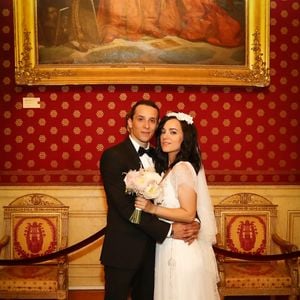 Exclusif - Mariage civil à la mairie d'Ajaccio d'Alizée et Grégoire Lyonnet - Ajaccio le 18 juin 2016
© Olivier Huitel - Olivier Sanchez / Bestimage - Crystal