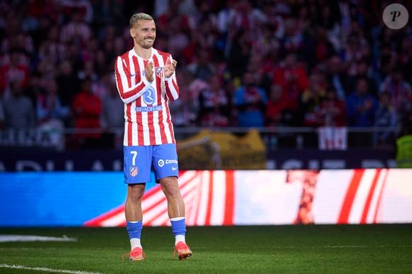 Atletico de Madrid : Antoine Griezmann quitte le club en tant que meilleur buteur de l'histoire après un match de Liga. 17 mai 2026. (ALTERPHOTOS/Ropero)