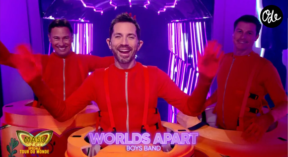 Il s'agissait des Worlds Apart 

Les Poupées russes étaient les Worlds Apart dans Mask Singer - capture d'écran TF1