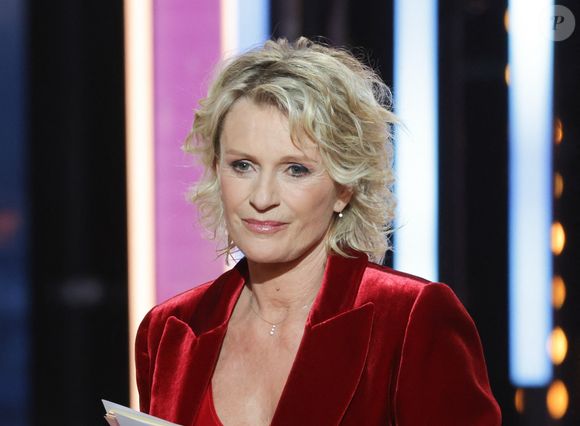 Sophie Davant - Les célébrités se mobilisent pour la 38ème édition du Téléthon dans les studios de France 2 à Paris, le 29 novembre 2024.  © Coadic Guirec / Bestimage