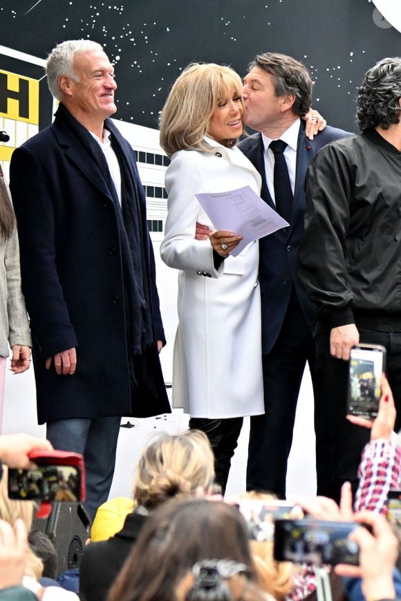 Clôture de l'opération de collecte de fonds "Pièces Jaunes", destinée à améliorer la vie des enfants hospitalisés, au Jardin Albert 1er, à Nice, France, le 7 février  2025© Bruno Bebert/Bestimage