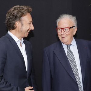 Stephane Bern Philippe Bouvard assistent à la conférence de presse de rentree de RTL a Paris, France, le 13 septembre 2017. Photo by JLPPA/ABACAPRESS.COM