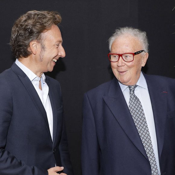 Stephane Bern Philippe Bouvard assistent à la conférence de presse de rentree de RTL a Paris, France, le 13 septembre 2017. Photo by JLPPA/ABACAPRESS.COM