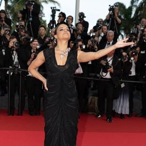 Michelle Rodriguez - Montée des marches du film « The history of sound  » lors du 78ème Festival International du Film de Cannes, au Palais des Festivals à Cannes. Le 21 mai 2025
© Olivier Borde/ Bestimage