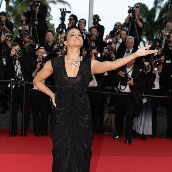 Michelle Rodriguez - Montée des marches du film « The history of sound  » lors du 78ème Festival International du Film de Cannes, au Palais des Festivals à Cannes. Le 21 mai 2025
© Olivier Borde/ Bestimage