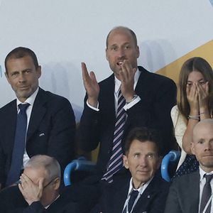 Le prince William, prince de Galles, la princesse Leonor et l'infante Sofia d'Espagne dans les tribunes de la finale de l'UEFA Women's Euro 2025 "Angleterre - Espagne (1-1, 3-1 tab)" à Bâle en Suisse. 27 juillet 2025 Mirrorpix / Bestimage