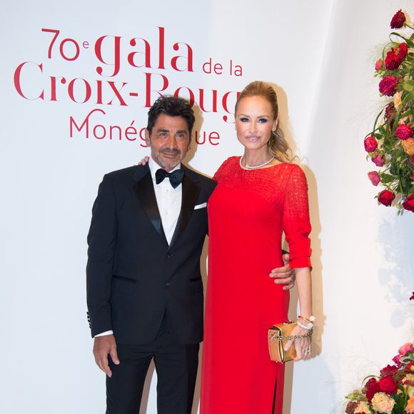 Adriana Karembeu enceinte et son mari Aram Ohanian - 70ème édition du gala de la Croix Rouge monégasque à Monaco le 27 juillet 2018. © Eric Mathon/Le Palais Princier/Monte-Carlo-SBM via Bestimage