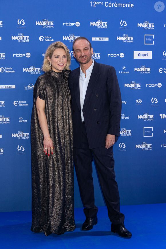 Emilie Dequenne (Society Room, Louboutin et bijoux Ole Lynggaard)  & Michel Ferracci (Fursac) -12e Cérémonie des Magritte du Cinéma belge.
Belgique, Bruxelles, le 4 mars 2023. 
© Alain Rolland / Imagebuzz / Bestimage