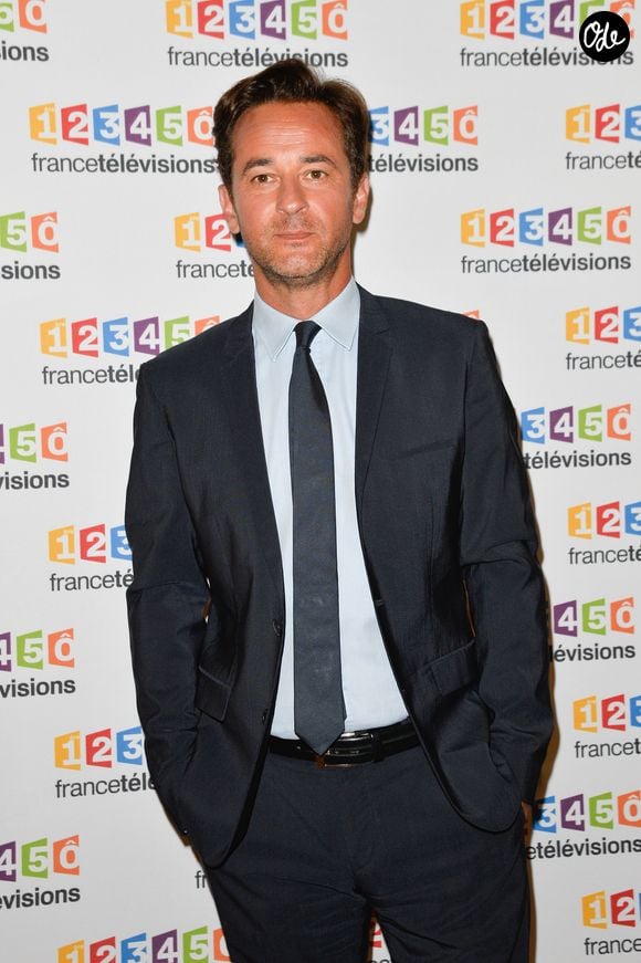 Nathanaël de Rincquesen lors du photocall de la présentation de la nouvelle dynamique 2017-2018 de France Télévisions. Paris, le 5 juillet 2017.
© Guirec Coadic/Bestimage