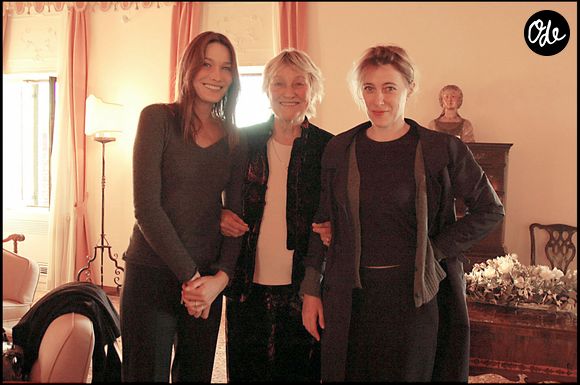 Marisa Borini et ses filles Carla et Valeria - Soirée à la fondation Giorgio Cini à Venise en 2009