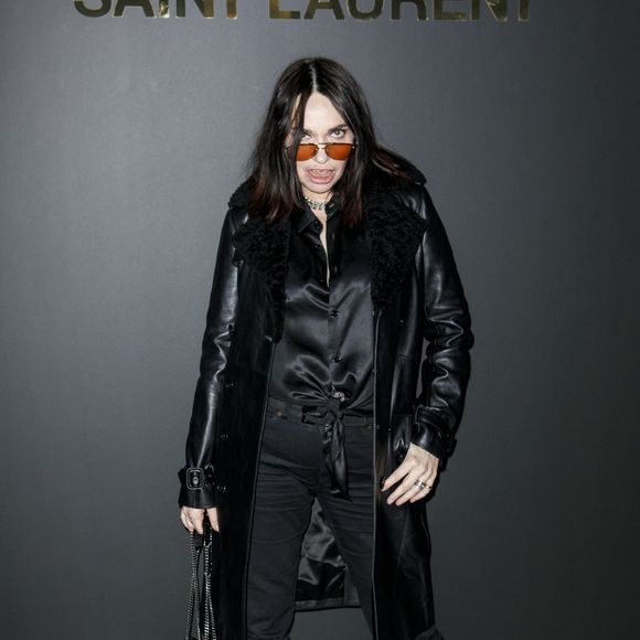 Béatrice Dalle - Photocall du défilé Saint Laurent collection Printemps-Eté 2022 lors de la fashion week à Paris, le 28 septembre 2021.
© Olivier Borde/Bestimage