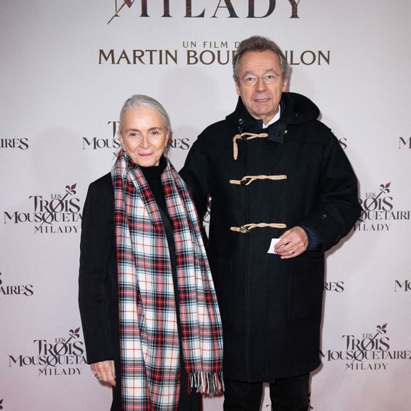Martine Patier et Michel Denisot assistent à la première de Les Trois Mousquetaires : Milady (Les Trois Mousquetaires : Milady) au cinéma Le Grand Rex à Paris, France, le 10 décembre 2023. Photo by Aurore Marechal/ABACAPRESS.COM