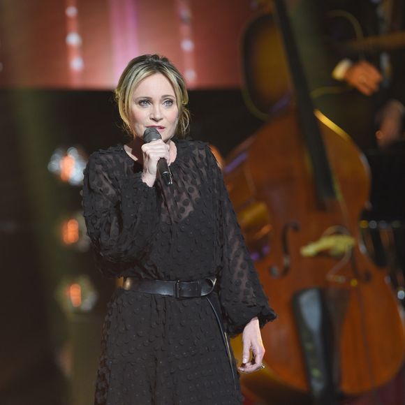 Exclusif - No Web - Patricia Kaas - Enregistrement de l'émission "Bon anniversaire Line" à l'occasion des 90 ans de L.Renaud au Théâtre Bobino à Paris, qui sera diffusée le Mardi 3 juillet à 20h55 sur France 2. Le 25 juin 2018.
© Coadic Guirec / Bestimage