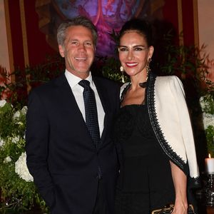 Emmanuel-Philibert de Savoie et Adriana Abascal au dîner de gala. Rome, Palazzo Ruspoli Dîner de gala pour le concert d'Omar Harfouch au Parlement italien. Italie, Rome le 29 avril 2025. Photo par IPA/ABACAPRESS.COM