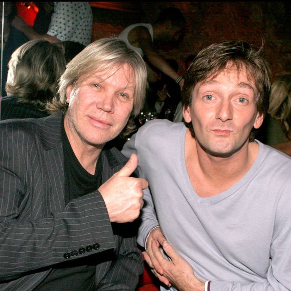Exclusif - Patrick Juvet et Pierre Palmade à la soirée d'inauguration du club de Jean-Louis Garnier à Paris. AGENCE / BESTIMAGE