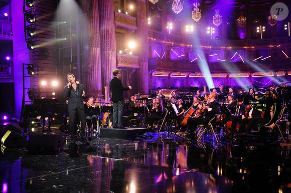 Exclusif - Dany Brillant - Enregistrement de l'émission "Le Grand Echiquier : Spéciale Charles Aznavour" à l'Opéra royal de Versailles, présentée par C.Chazal et A.Manoukian, et diffusée sur France 2 le 29 mai 2025. © Guillaume Gaffiot/Bestimage