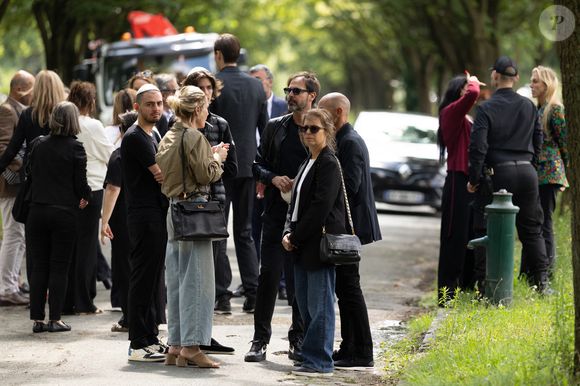 Exclusif - Obsèques de Sabine Anthony au cimetière carré juif de Pantin, le 1er août 2025. Agence / Bestimage