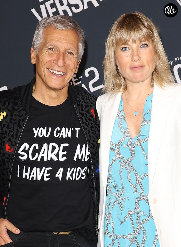 Nagui et sa femme Mélanie Page à l'avant-première du film "Vice-versa 2" au cinéma Le Grand Rex à Paris le 16 juin 2024.

© Coadic Guirec/Bestimage
