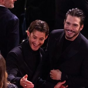 Natasha Andrews, Pierre Niney, François Civil - Cérémonie de la 50ème édition de la cérémonie des César à l'Olympia à Paris, France, le 28 février 2025 © Dominique Jacovides - Olivier Borde / Bestimage