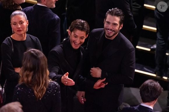 Natasha Andrews, Pierre Niney, François Civil - Cérémonie de la 50ème édition de la cérémonie des César à l'Olympia à Paris, France, le 28 février 2025 © Dominique Jacovides - Olivier Borde / Bestimage