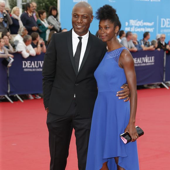 Harry Roselmack et son ex-épouse Chrislaine sur le tapis rouge de la soirée d'ouverture du 42e Festival du cinéma Américain de Deauville. Le 2 septembre 2016. © Christophe Aubert via Bestimage