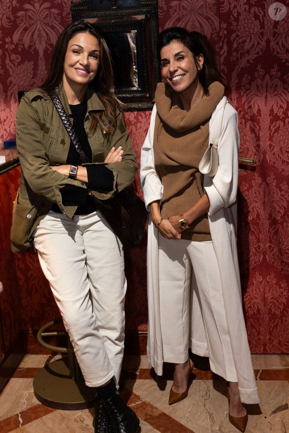 Exclusif - Nadia Farès, Reem Kherici au lancement du livre "Illuminée" de Audrey Dana au restaurant Lapérouse à Paris le 8 octobre 2025.

© Julien Sarkissian / Bestimage