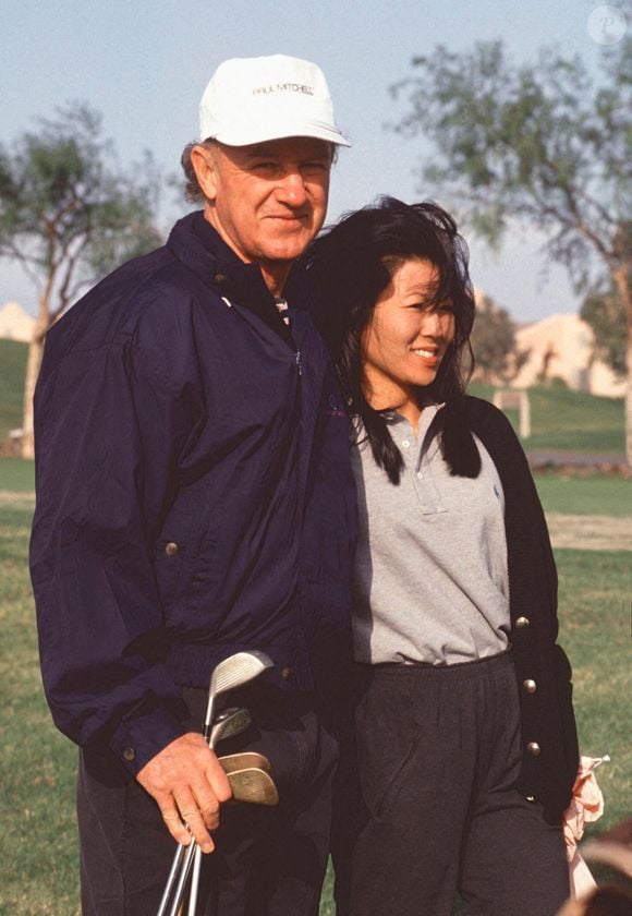 Gene Hackman et Betsy Arakawa. Laura Luongo/PIP-Landmark Media. Photo par Alamy/ABACAPRESS.COM