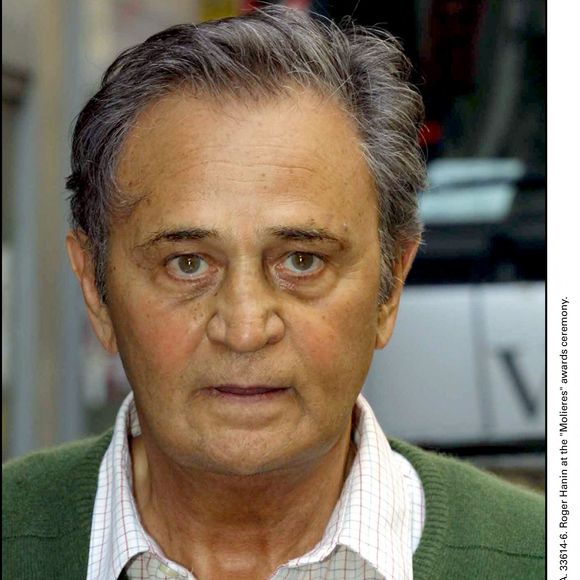 Roger Hanin à la cérémonie de remise des Molières le 03 avril 2002. Photo Pierre Brucelle/Abaca