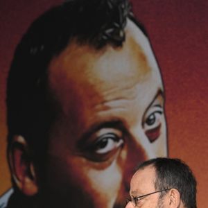 Jean Reno, invité d'honneur du 10ème Festival international du Film de Comédie de Liège, donne une conférence de presse, le 5 novembre 2025. © Photonews / Bestimage
