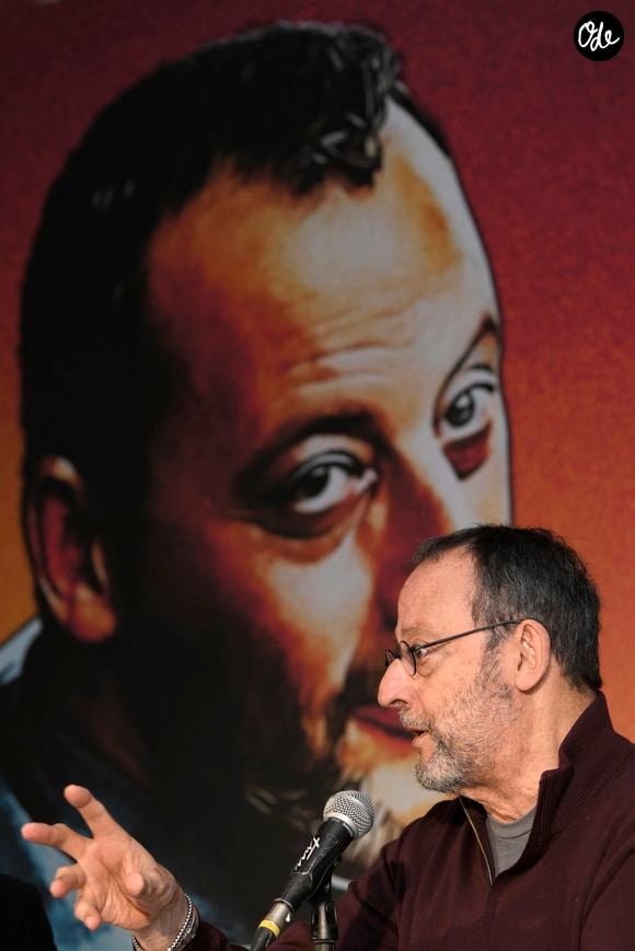 Jean Reno, invité d'honneur du 10ème Festival international du Film de Comédie de Liège, donne une conférence de presse, le 5 novembre 2025. © Photonews / Bestimage