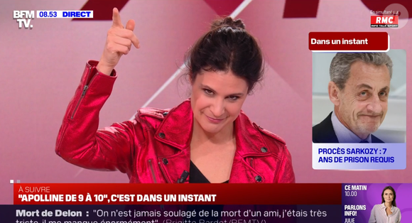 Apolline de Malherbe dans "Apolline de 9 à 10", le 28 mars 2025, sur BFMTV