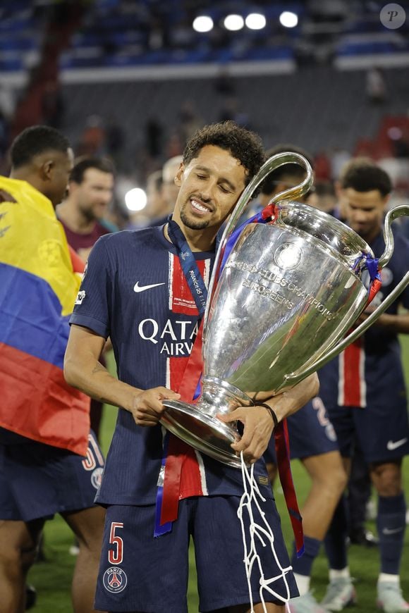 Le PSG remporte la Ligue Des Champions 2025, pour la première fois de son histoire, face à l'Inter Milan (5-0) à l'Allianz Arena de Munich, le 31 mai 2025.
© Cyril Moreau/Bestimage