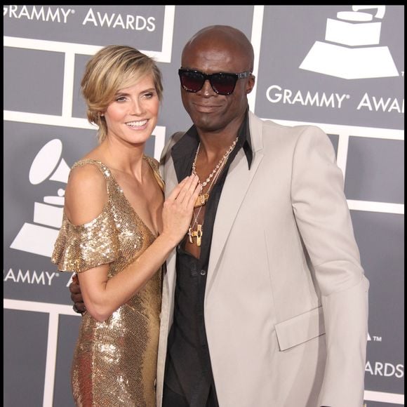 Heidi Klum et Seal à la cérémonie des Grammy Awards le 13 février 2011. Crédit photo : GOFF INF / BESTIMAGE