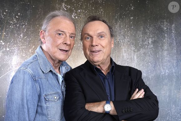 Et ils s'étaient vus il y a quelques semaines
Portrait de Herbert Leonard et Julien Lepers lors de l'enregistrement de l'émission "Chez Jordan de Luxe" , diffusée sur C8.
Paris, le 8 octobre 2024 © Cédric Perrin / Bestimage