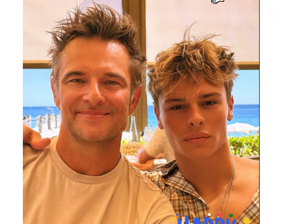David Hallyday retrouve son fils à Paris : photo ensemble, la ressemblance  de Cameron avec son grand-père Johnny Hallyday à nouveau indéniable : Le  diaporama - Purepeople