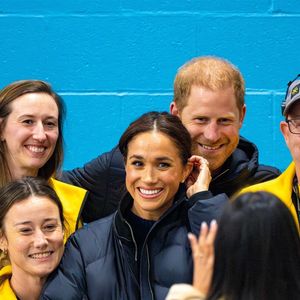 Le prince Harry, duc de Sussex, et Meghan Markle, duchesse de Sussex, ont été aperçus au Hillcrest Recreation Centre au Canada, soutenant le curling en fauteuil roulant lors des Invictus Games Vancouver Whistler 2025, le 09 février 2025. ©Backgrid USA / Bestimage