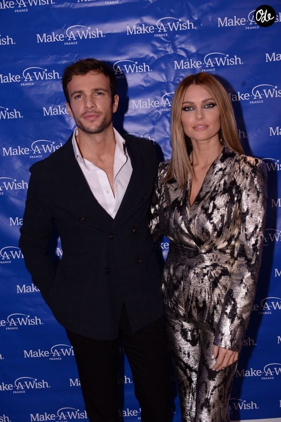 Exclusif - Caroline Receveur et son compagnon Hugo Philip - Les célébrités assistent au dîner de gala de l'association "Make a wish" au Pavillon Potel et Chabot à Paris. Le 9 décembre 2019
© Rachid Bellak / Bestimage