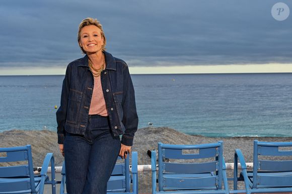 Alexandra Lamy pour le film Louise Violet. - Sixième édition du festival Cinéroman dédié aux adaptations cinématographiques de roman à Nice le 1er octobre 2024. © Dominique Jacovides - Bruno Bebert / Bestimage