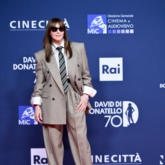 Monica Bellucci - Les célébrités à la cérémonie David di Donatello Awards à Rome, le 7 mai 2025. Zuma Press / Bestimage