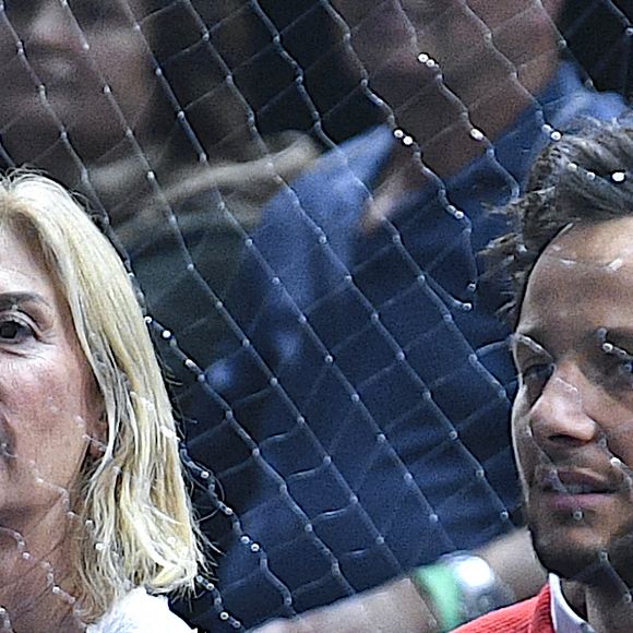 Michele Laroque et Vianney Bureau lors du Rolex Paris Masters, tournoi de tennis ATP Masters 1000, le 2 novembre 2022 à l'Accor Arena à Paris, France. Photo Victor Joly/ABACAPRESS.COM