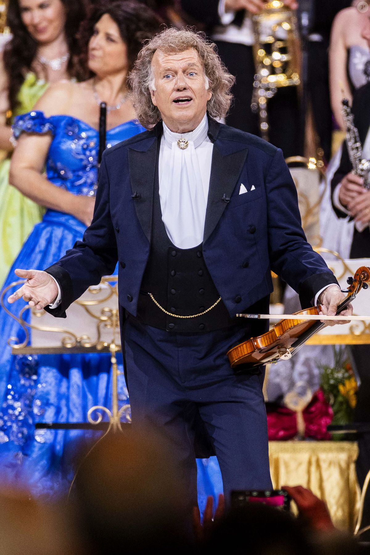 Photo : André Rieu et l'orchestre Johann Strauss en concert à Erfurt ...