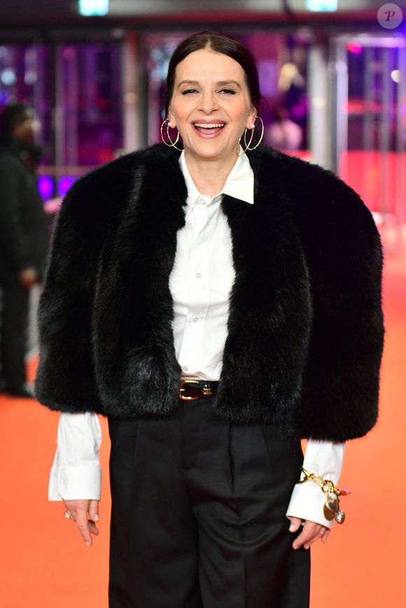 Juliette Binoche à la première du film "Queen at Sea" lors de la 76ème édition du festival international du film de Berlin (La Berlinale 2026), le 17 février 2026.
© Romain Doucelin / Bestimage