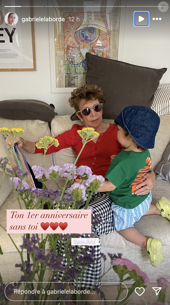 Sur Instagram, Gabrièle a publié, jeudi 8 mai 2025, des photos inédites de sa maman aux côtés de ses petits-enfants. Instagram @gabrielelaborde