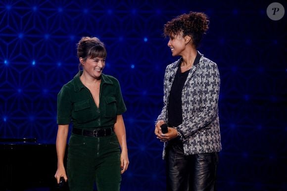 Exclusif - Béatrice de La Boulaye et Sonia Rolland (partenaires dans la série "Tropiques Criminels") - Surprises - Enregistrement de l'émission "La boîte à secrets N°17", présentée par F.Bollaert et diffusée le 19 janvier 2024 sur France 3
© Christophe Clovis / Bestimage