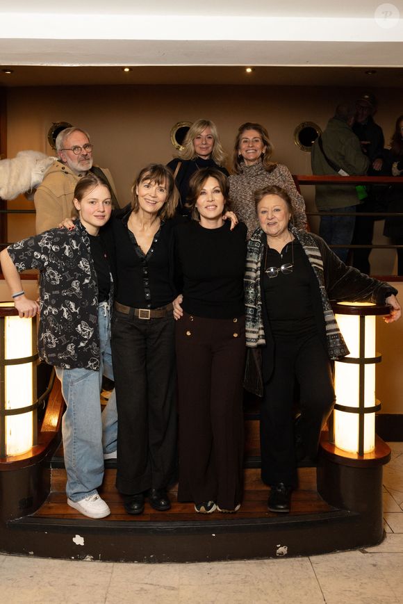 Exclusif - Justine Lacroix, Caroline Proust, Mathilde Seigner, Clémence Massart - Avant-première du film "Au cœur de nos terres" au Club de l'Etoile qui sortira sur Fance 2 le 4 mars à Paris le 17 février 2026. © Julien Sarkissian/Bestimage