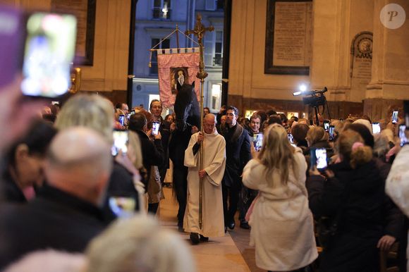 Messe commémorative pour l'actrice française Brigitte Bardot à l'église Saint-Roch à Paris, le 28 janvier 2026. Photo par Nasser Berzane/ABACAPRESS.COM