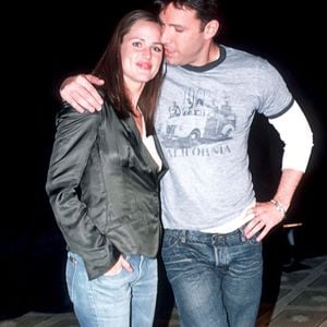 Séance photo entre Jennifer Garner et Ben Affleck en février 2003 à Los Angeles, CA, USA. Photo prise par Nick Douglas/LFI/ABACAPRESS.COM.