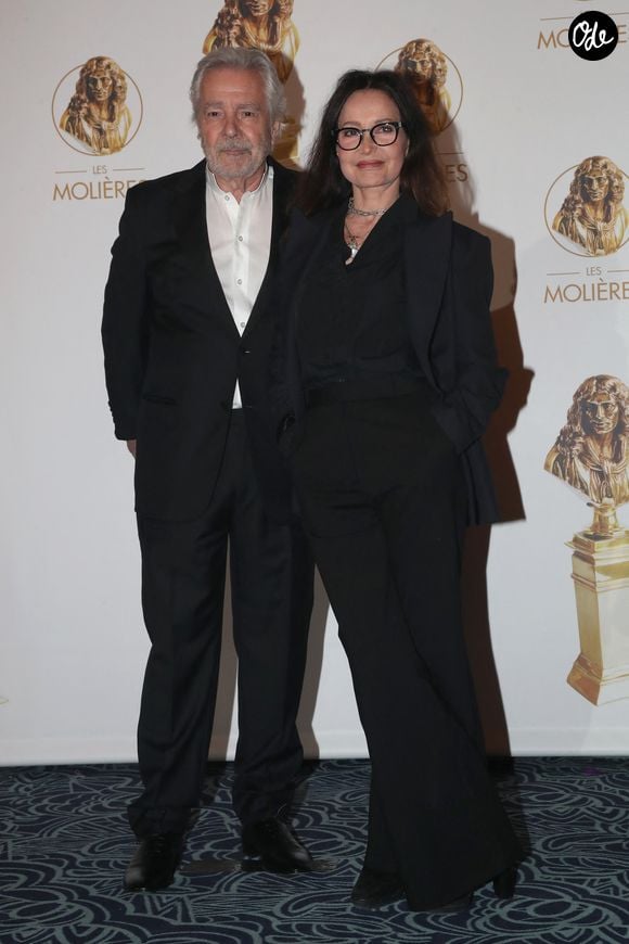 Pierre Arditi et Évelyne Bouix - 33ème "Nuit des Molières" aux Folies Bergère à Paris le 30 mai 2022. © Bertrand Rindoff / Bestimage