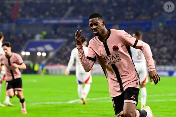 Ousmane Dembélé - L'Olympique Lyonnais reçoit le Paris Saint Germain dans le cadre de la 23e journée de Ligue 1 Mcdonald's. William Cannarella / PsnewZ / Bestimage