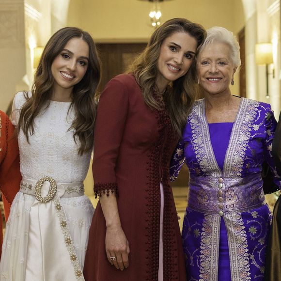 Soirée henné avant le prochain mariage de la princesse Iman au palais Al Husseiniya à Amman en Jordanie le 7 mars 2023.